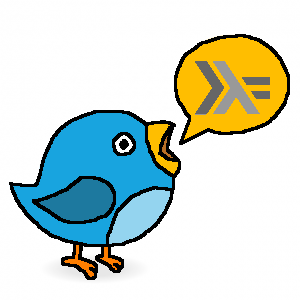 haskell tweet